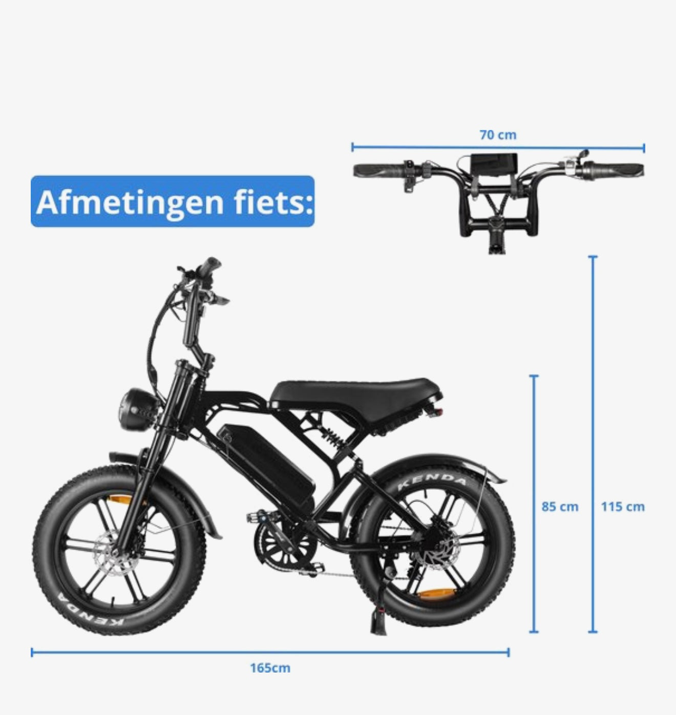 Super Deal! Kick&Move V20 PRO 9.0 2025 Family fatbike- Zwart - Hydraulische remmen