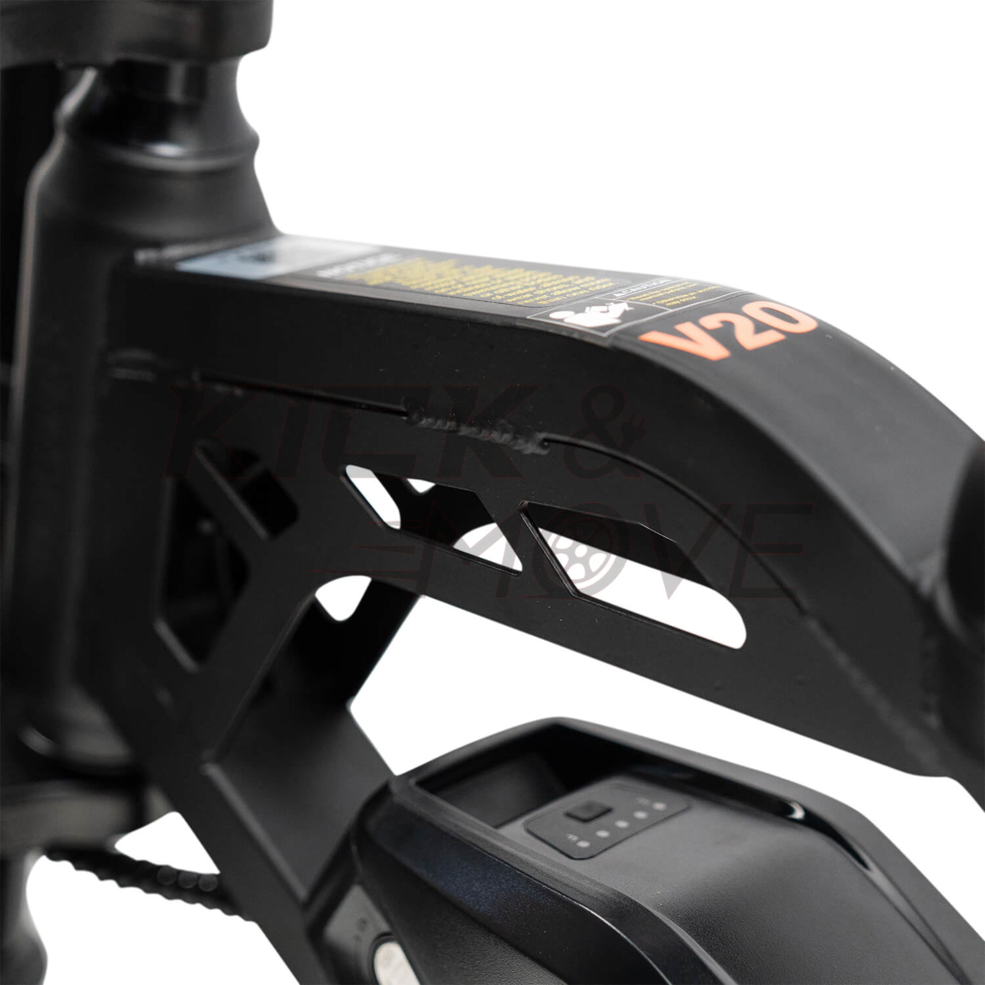 Super Deal! Kick&Move V20 PRO 2026 Family fatbike- Zwart - Hydraulische remmen