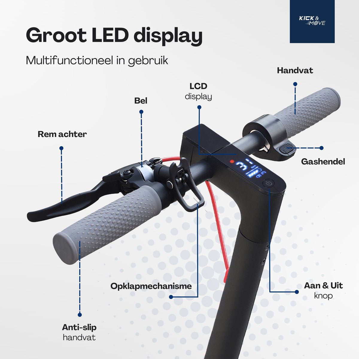 AOVO x KICK&MOVE - TUYA Trottinette Électrique -