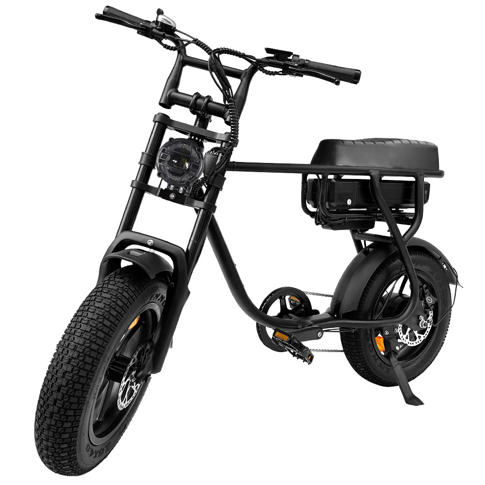 Super Deal! Kick&Move EB16 mini fatbike - Zwart