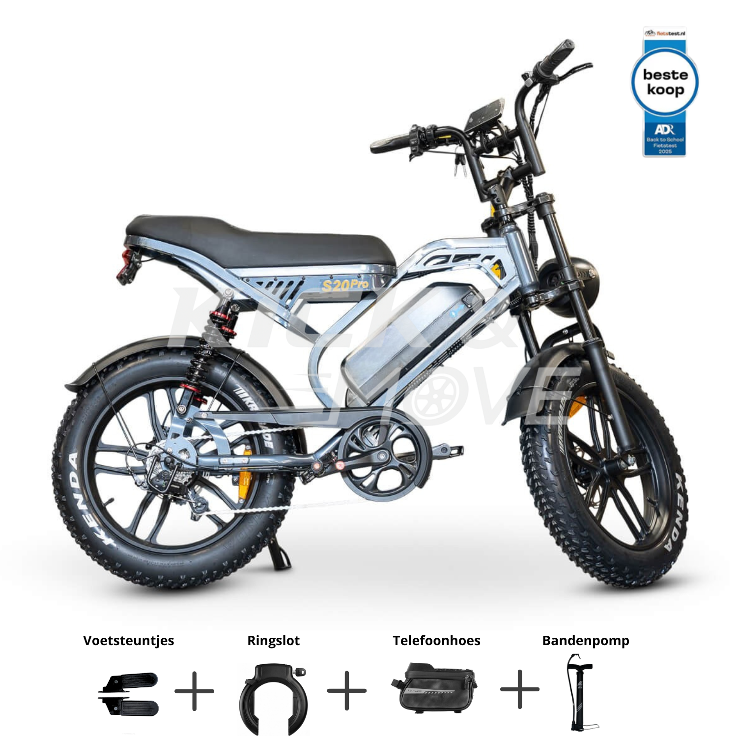 Super Deal! Kick&Move S20 PRO 9.0 2025 - Dark Grey - Hydraulische remmen