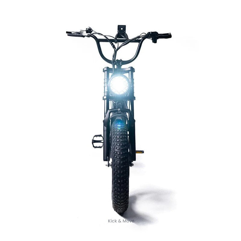 Kick&Move H9 - Fatbike - Gris sidéral