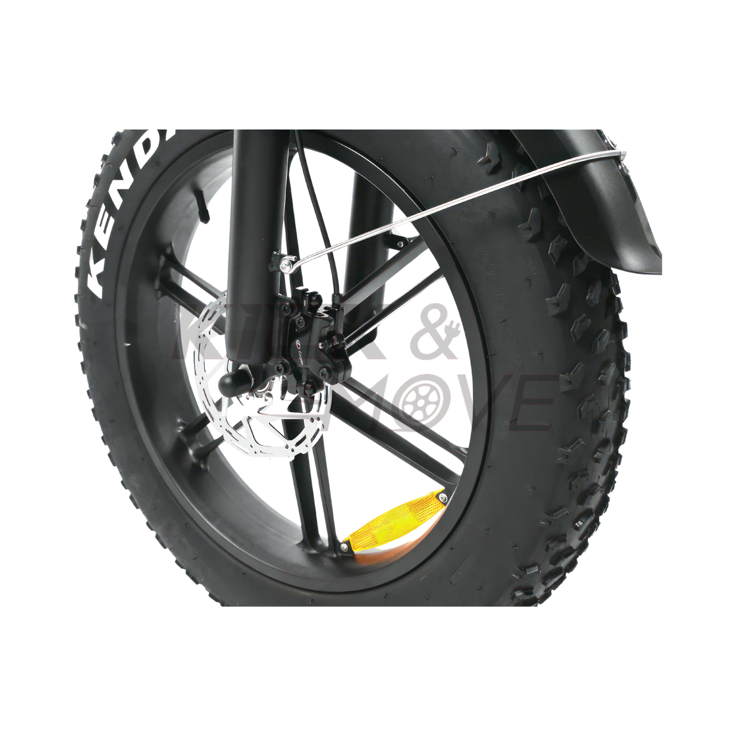 Super Deal! Kick&Move V20 PRO 9.0 2025 Family fatbike- Zwart - Hydraulische remmen