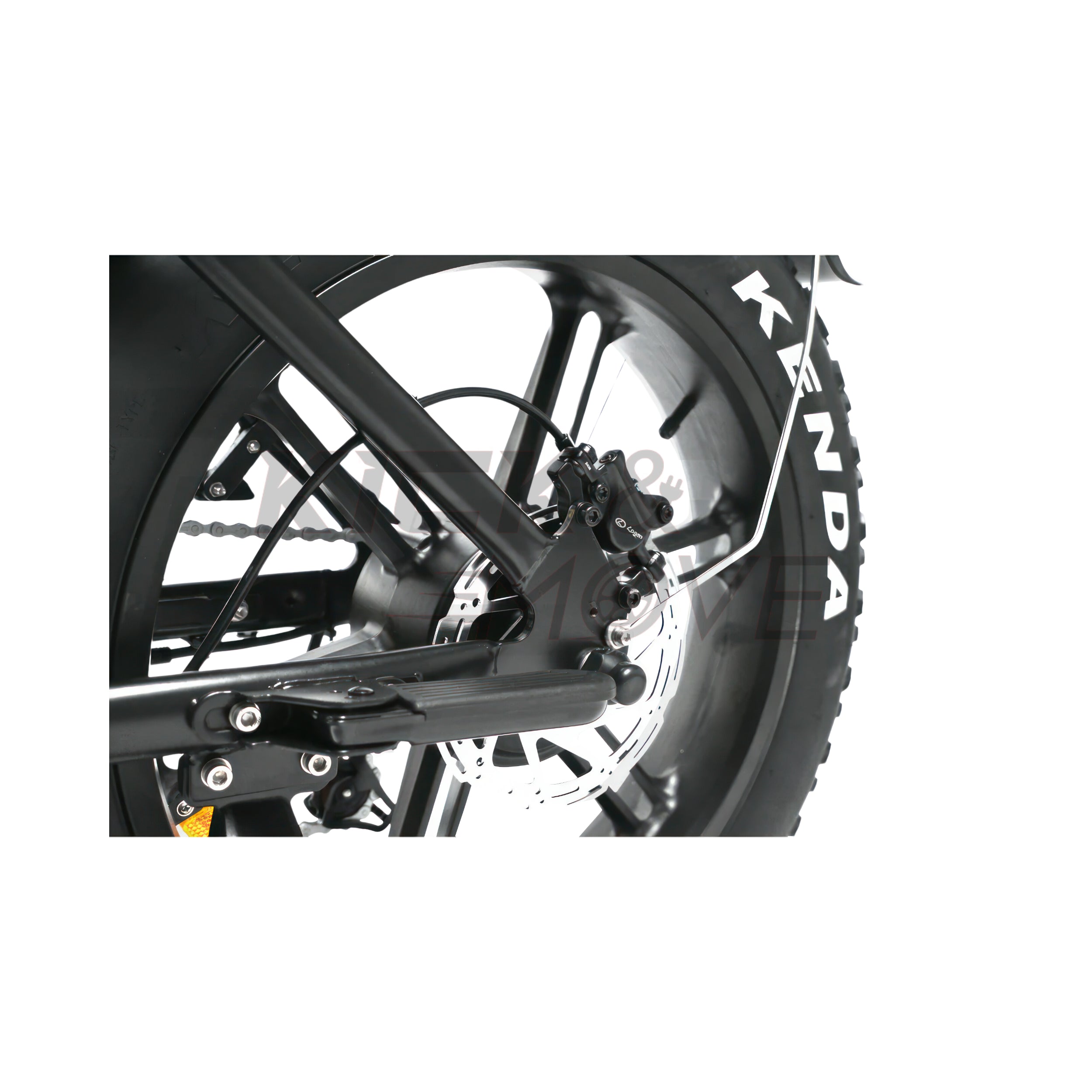 Super Deal! Kick&Move V20 PRO 9.0 2025 Family fatbike- Zwart - Hydraulische remmen