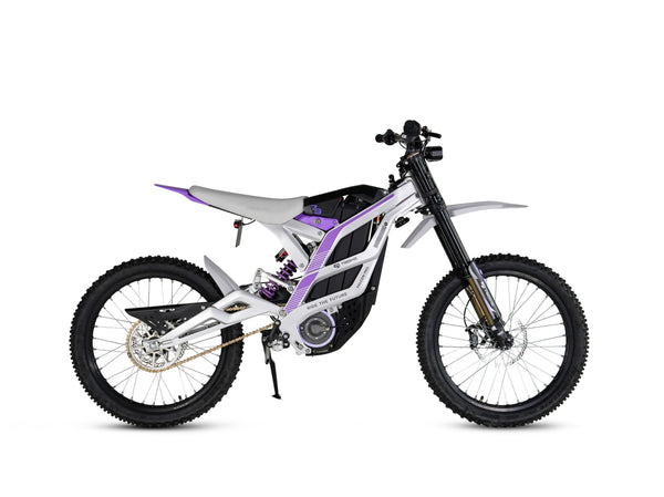 Super Deal! Kick&Move Falcon Pro e-Dirtbike 2025 - Zilver/Paars