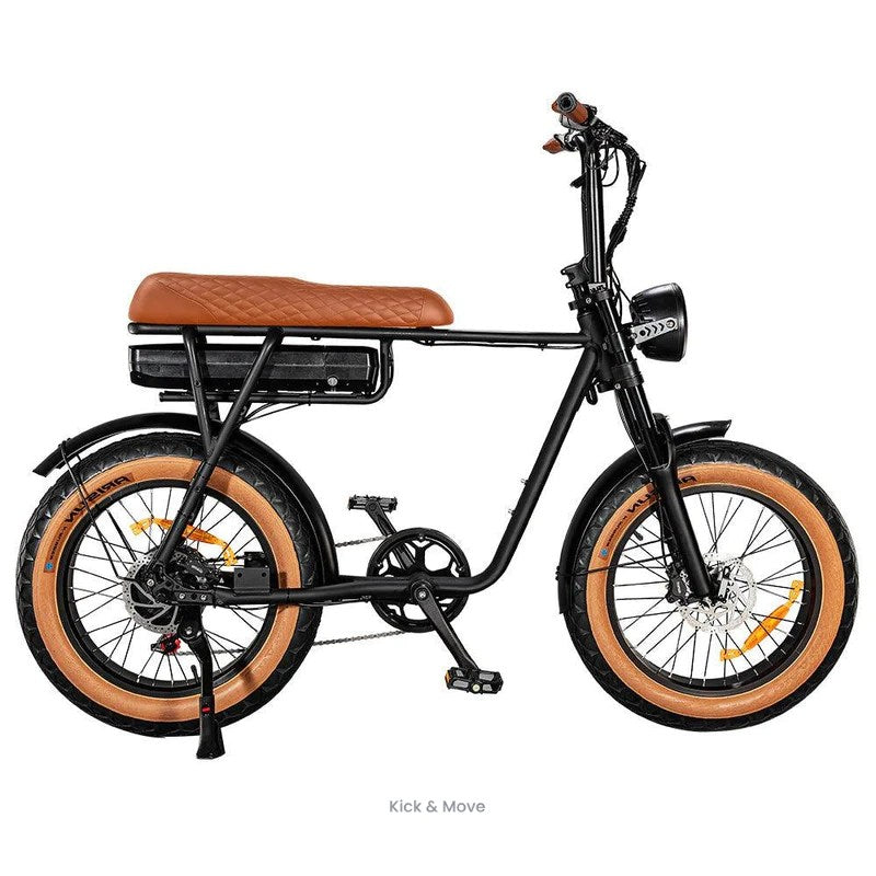 Kick&Move EB2 - Fatbike - Marron