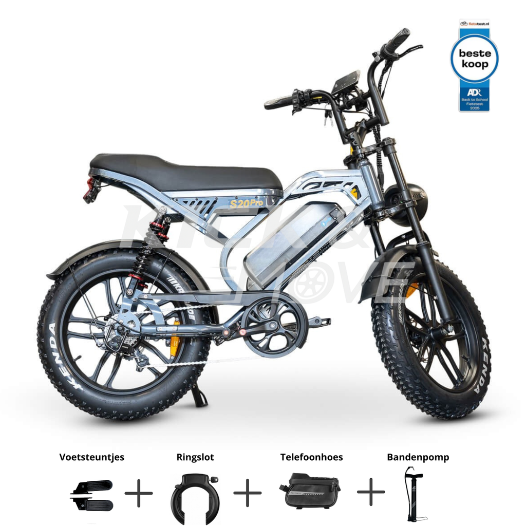 Super Deal! Kick&Move S20 PRO 9.0 2025 - Dark Grey - Hydraulische remmen